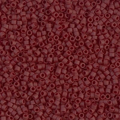 NO:216 Miyuki Delica , Miyuki Boncuk 11/0 DB1584 Mat Bordo