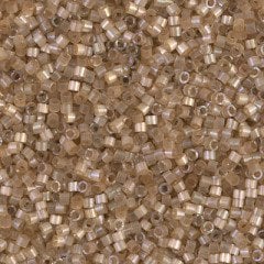 NO:317 Miyuki Delica Boncuk 11/0 DB1802  şeffaf Vizon krem