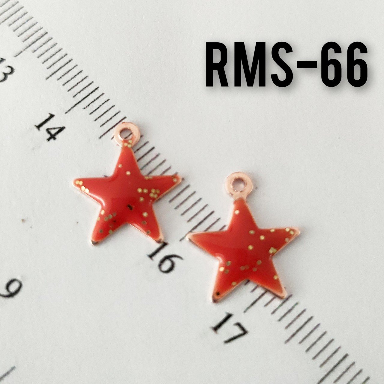 RMS-66 Rose Kaplama Simli Mineli Yıldız