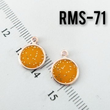 RMS-71 Rose Kaplama Simli Mineli Pul Sallantı