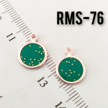 RMS-76 Rose Kaplama Simli Mineli Pul Sallantı