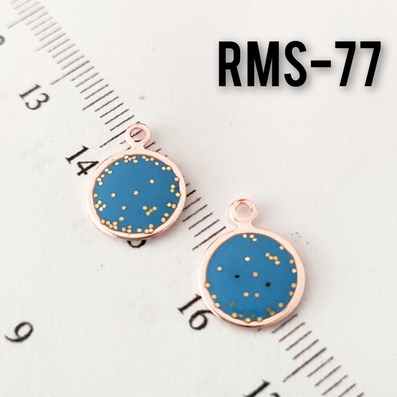 RMS-77 Rose Kaplama Simli Mineli Pul Sallantı
