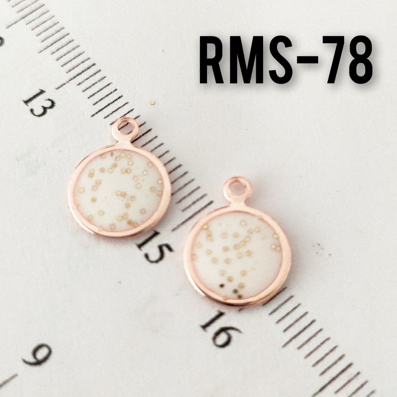 RMS-78 Rose Kaplama Simli Mineli Pul Sallantı