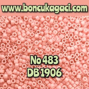 NO:483 Miyuki Delica , Miyuki Boncuk 11/0 DB1906 Antik Pembe