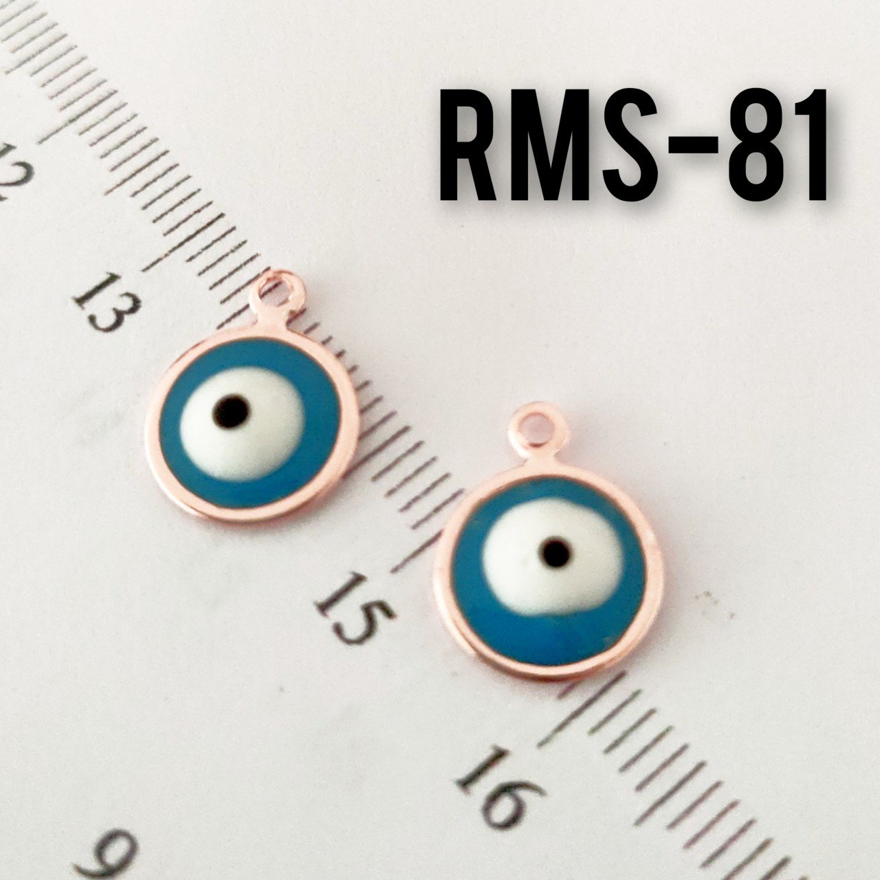 RMS-81 Rose Kaplama Gözlü Mineli Pul Sallantı