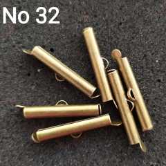 KRN-32 - 30 mm Antik Korniş Kapama Antik Yeşil