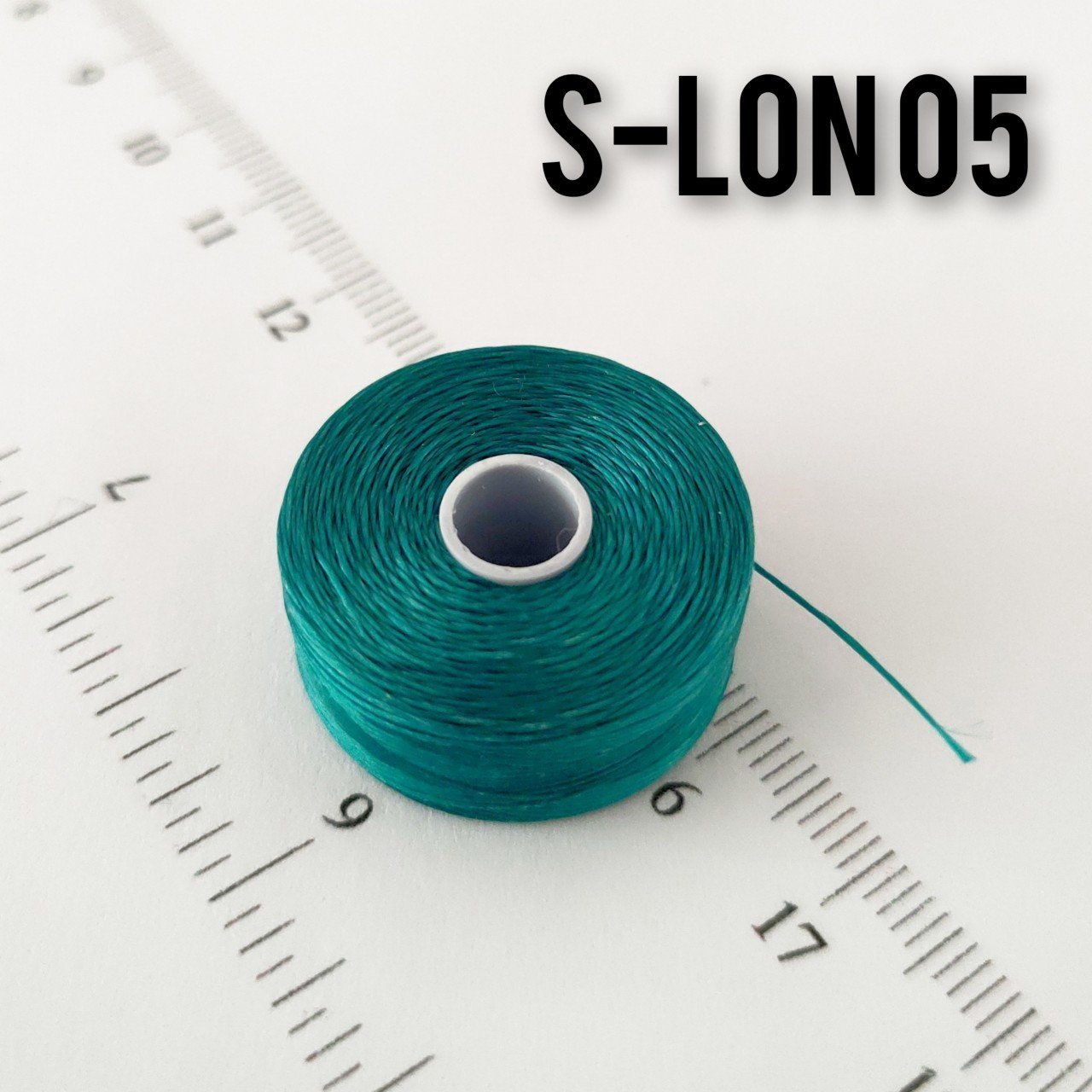 No-05 S-Lon Amerikan Boncuk İpi Teal Yeşil 0.30 mm