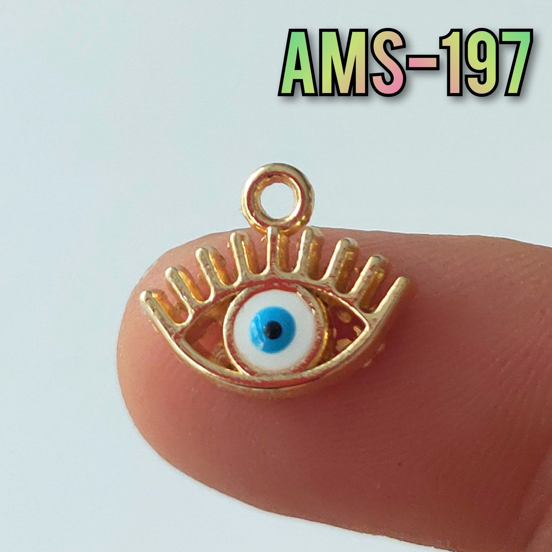 AMS-197 Altın Kaplama Mineli Göz Sallantı
