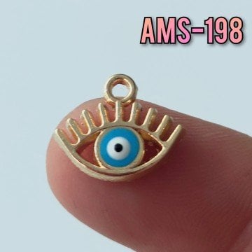 AMS-198 Altın Kaplama Mineli Göz Sallantı