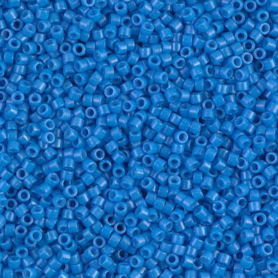 NO:252 Miyuki Delica , Miyuki Boncuk 11/0 DB2134 Opak Mavi