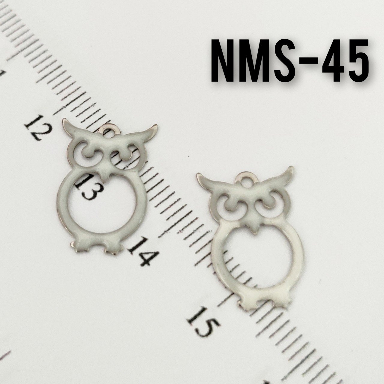 NMS-45 Nikel Kaplama Beyaz Mineli Baykuş