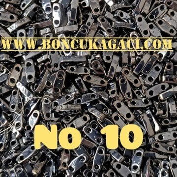 No: 10 Miyuki Quarter Tila , Çeyrek Tila Boncuk QTL464 Parlak Hareli Antrasit 5 gr
