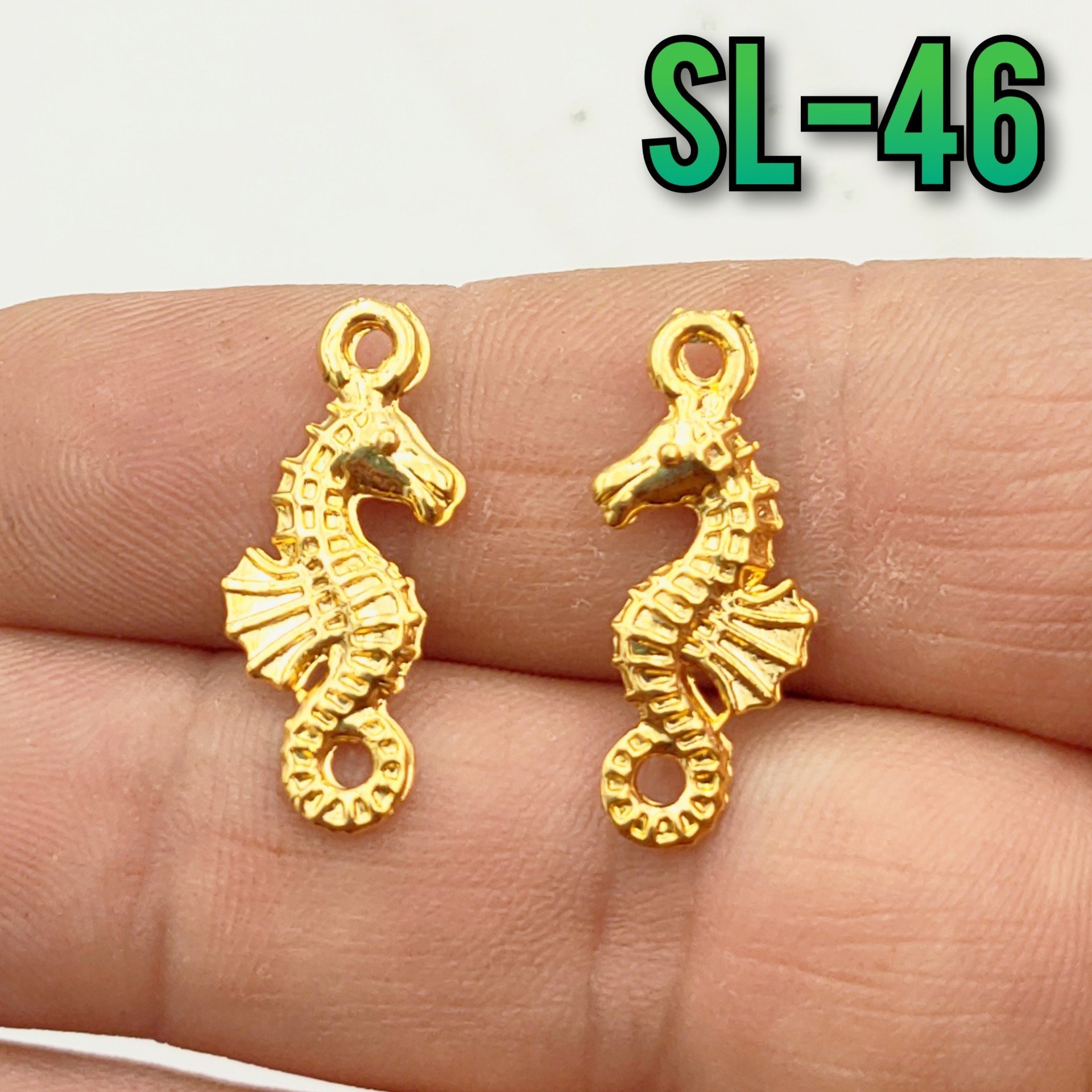 SL-46 24 Ayar Altın Kaplama Deniz Atı