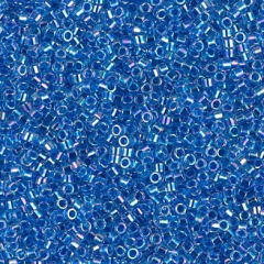 NO:324 Miyuki Delica , Miyuki Boncuk 11/0 DB77 Mavi, Yanardöner