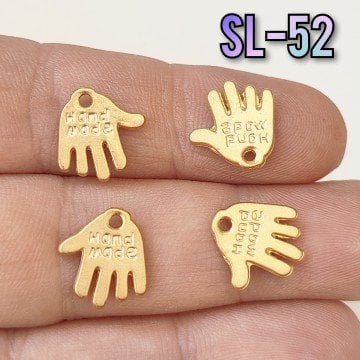 SL-52 24 Ayar Mat Altın Kaplama Hand Made El Sallantı