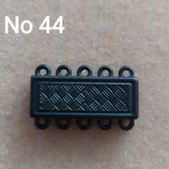 No: 44 - Beş Halkalı Siyah Dikdörtgen Mıknatıs
