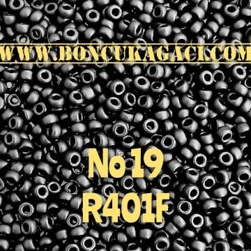 Miyuki Kum Boncuk , Miyuki Round Boncuk 15/0 No:19 5 gr mat siyah