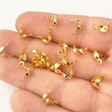 No: 13 Lak Altın Kaplama Düğüm Kapama 4.5 mm