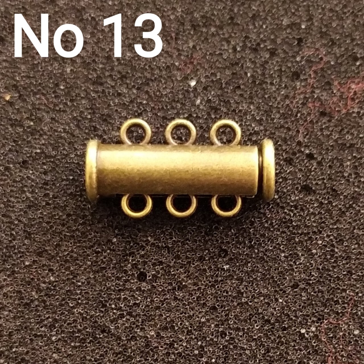 No: 13 - 3 Halkalı Antik Renk Sürgülü Mıknatıs