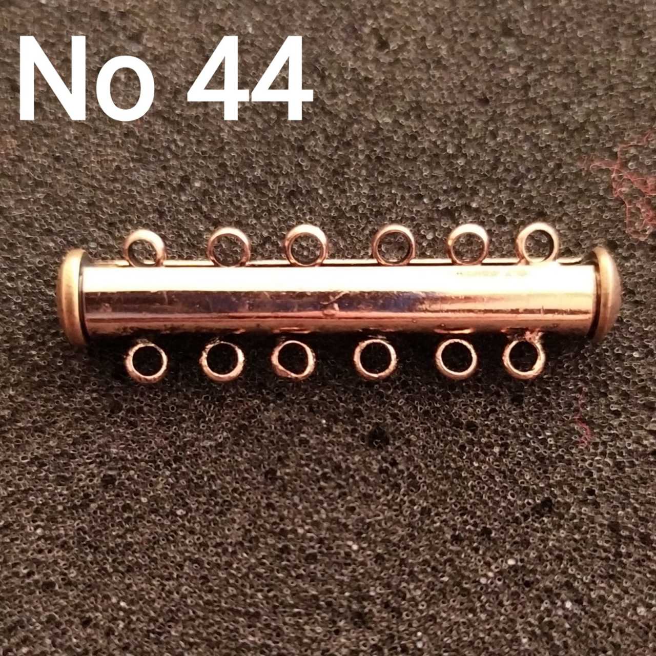 No: 44 - 6 Halkalı Bakır Renk Sürgülü Mıknatıs
