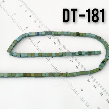DT-181 Yanar Döner Yeşil Renk Küp Hematit 4 mm