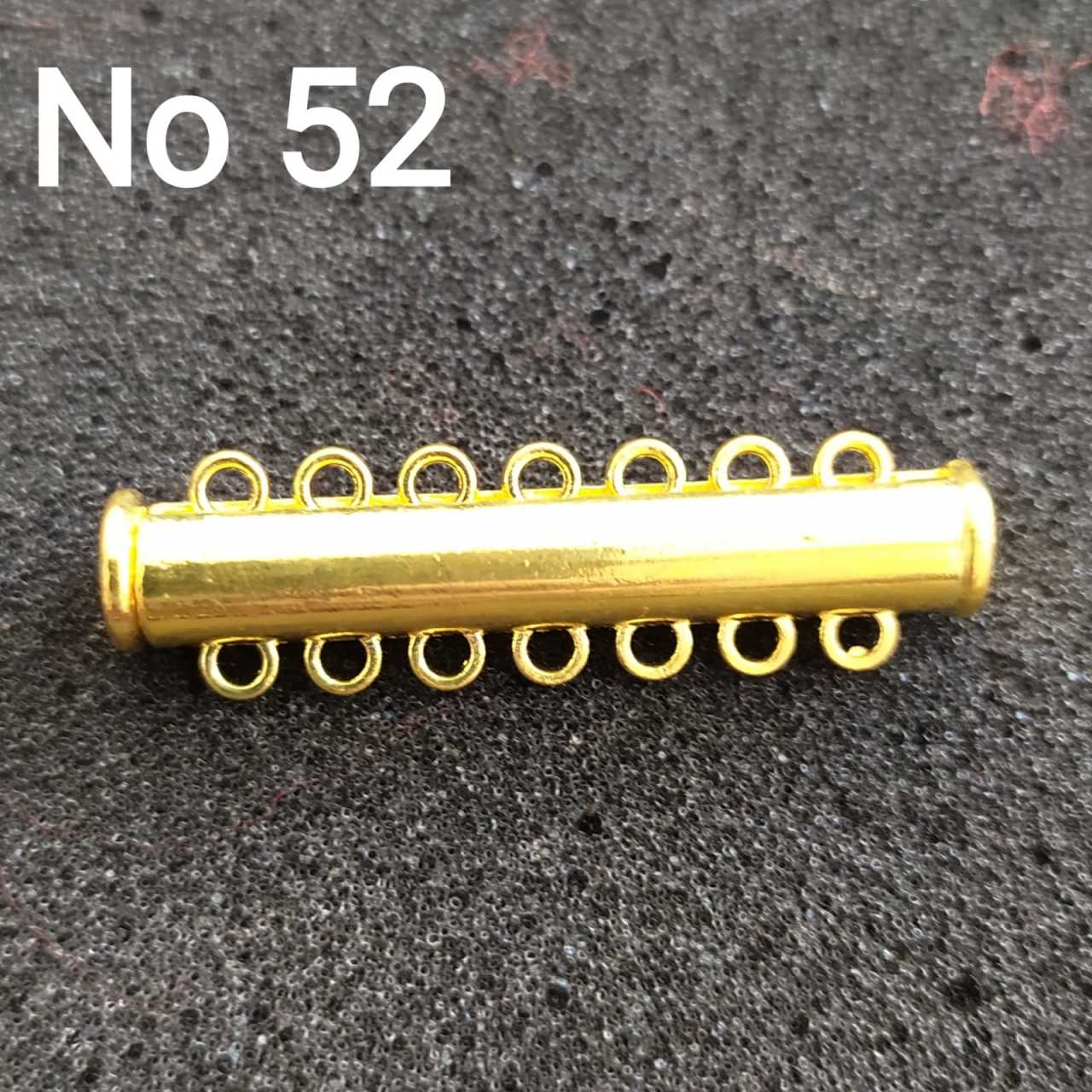 No: 52 - 7 Halkalı Altın Renk Sürgülü Mıknatıs