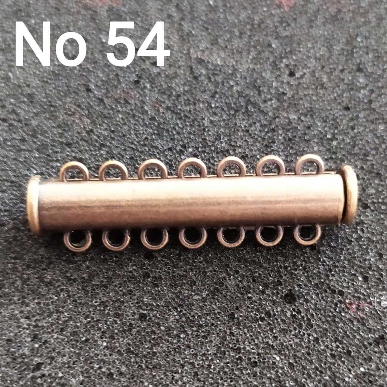 No: 54 - 7 Halkalı Bakır Renk Sürgülü Mıknatıs