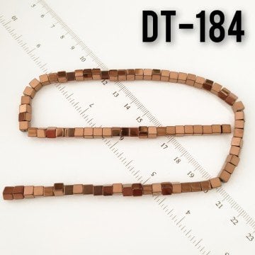 DT-184 Koyu Bakır Renk Küp Hematit 5 mm