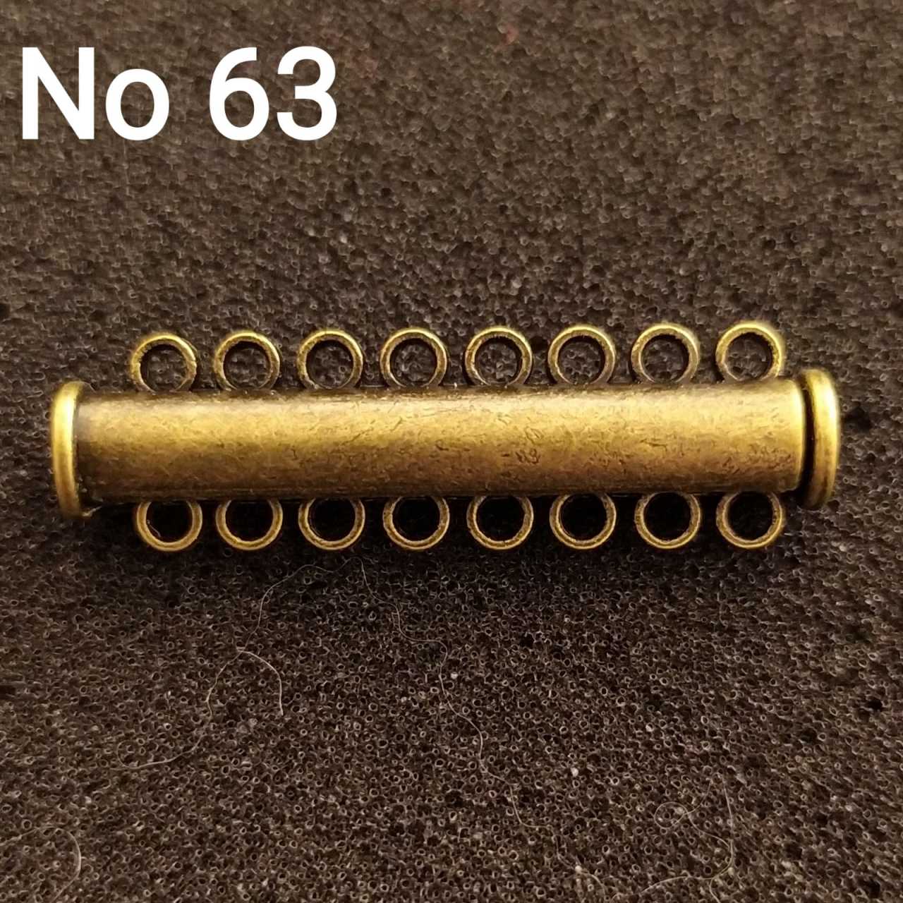No: 63 - 8 Halkalı Antik Renk Sürgülü Mıknatıs
