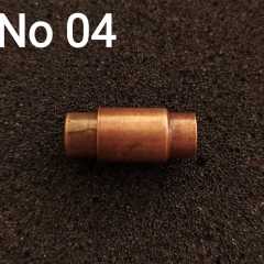 No: 04 - 6 mm Bakır Renk Kapsül Mıknatıs Kapama
