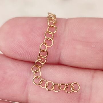 ÇLH-13 A Kalite Kaplama Altın Renk 316L Cerrahi Çelik Şerit Halka 3.5*0.5 mm Miyuki Halkası