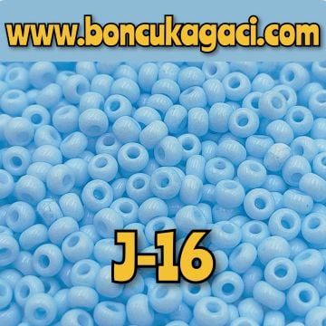 J-16 Bebe Mavi Preciosa Jabloneks Kum Boncuk 8/0 (3mm)