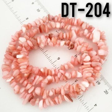 DT-204 Liçi Pembe Boyalı Sedef Kırık Taş