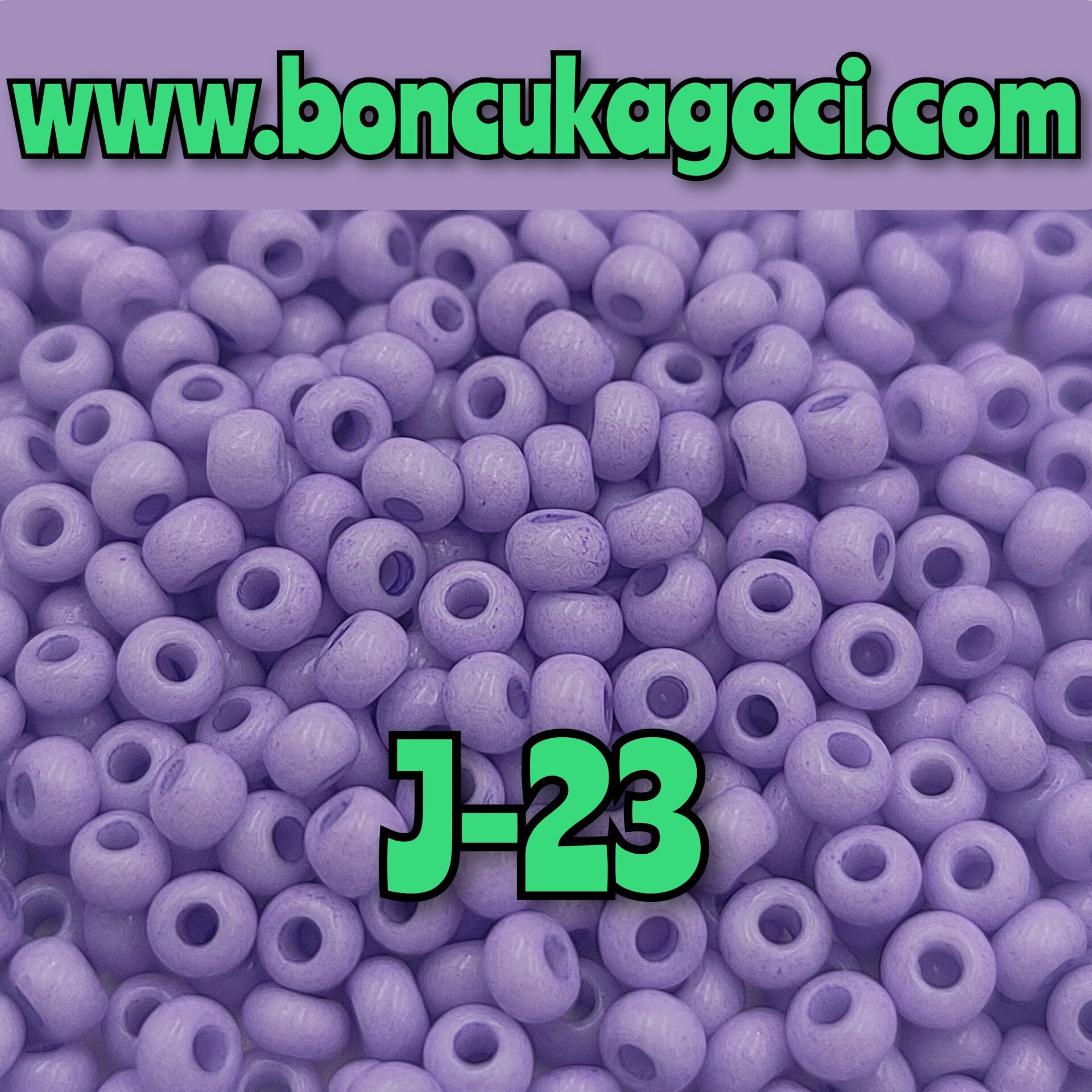 J-23 Lila Preciosa Jabloneks Kum Boncuk 8/0 (3mm)