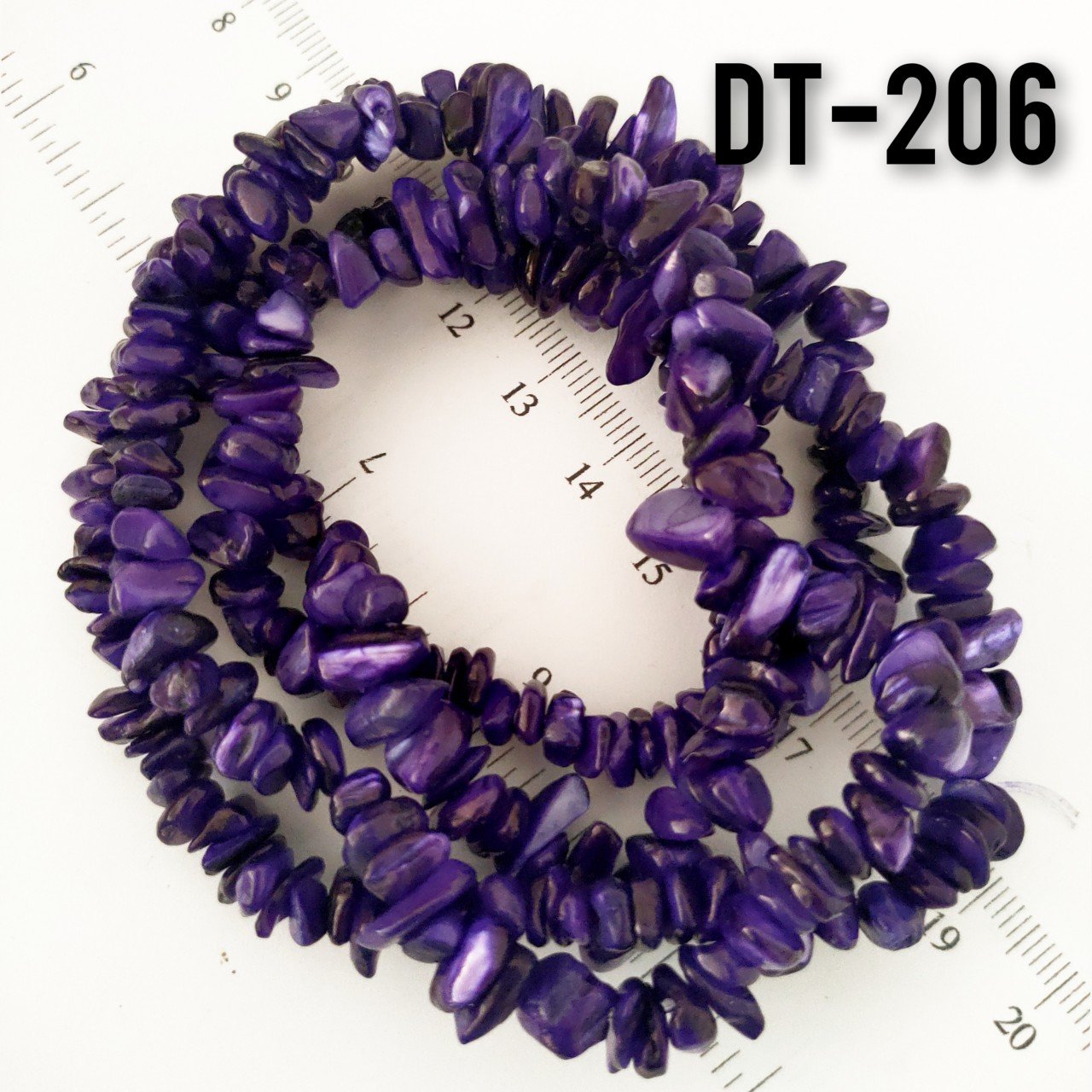 DT-206 Mor Boyalı Sedef Kırık Taş
