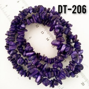 DT-206 Mor Boyalı Sedef Kırık Taş