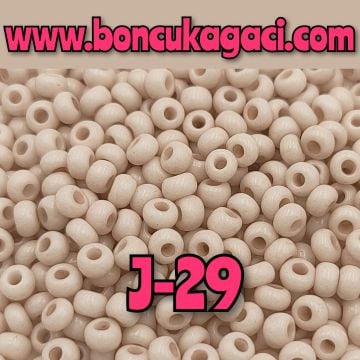 J-29 Açık Vizon Preciosa Jabloneks Kum Boncuk 8/0 (3mm)
