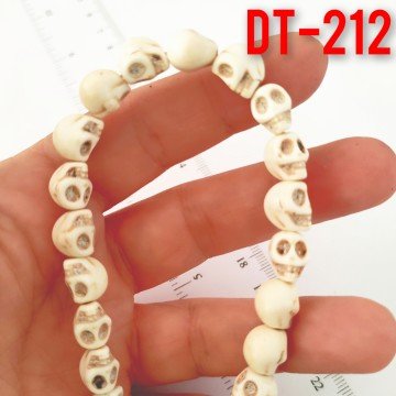 Dt-212 İmitasyon Krem Renk Kafatası Turkuaz Dizi