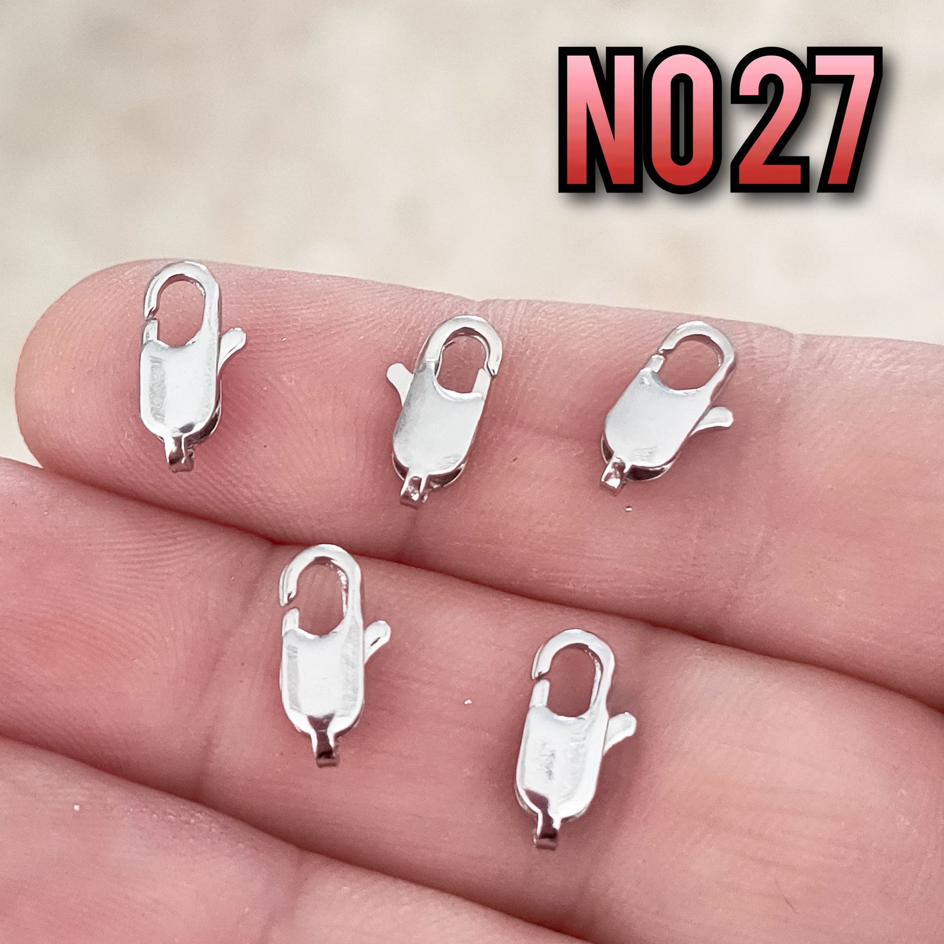 No : 27 Rodyum Kaplama Pirinç Kuyumcu Papağan Klips