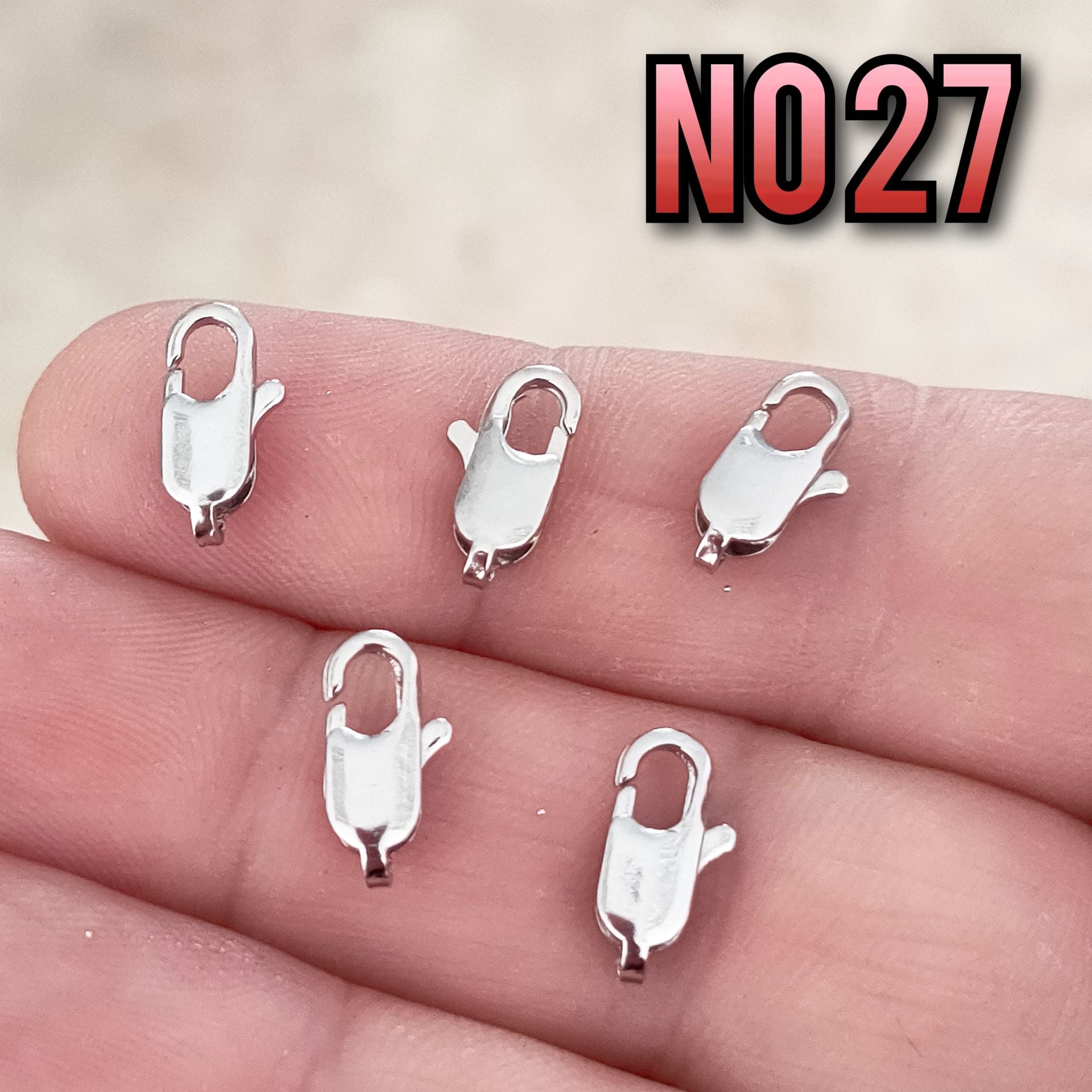 No : 27 Rodyum Kaplama Pirinç Kuyumcu Papağan Klips