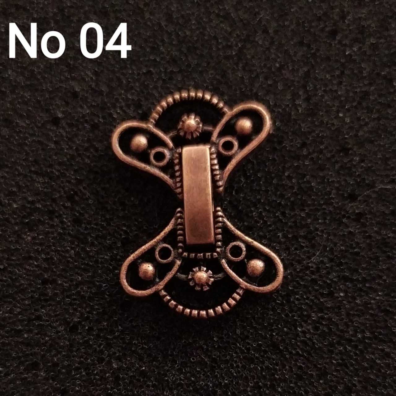 No : 04 Kelebek Kapama Bakır renk 16 mm