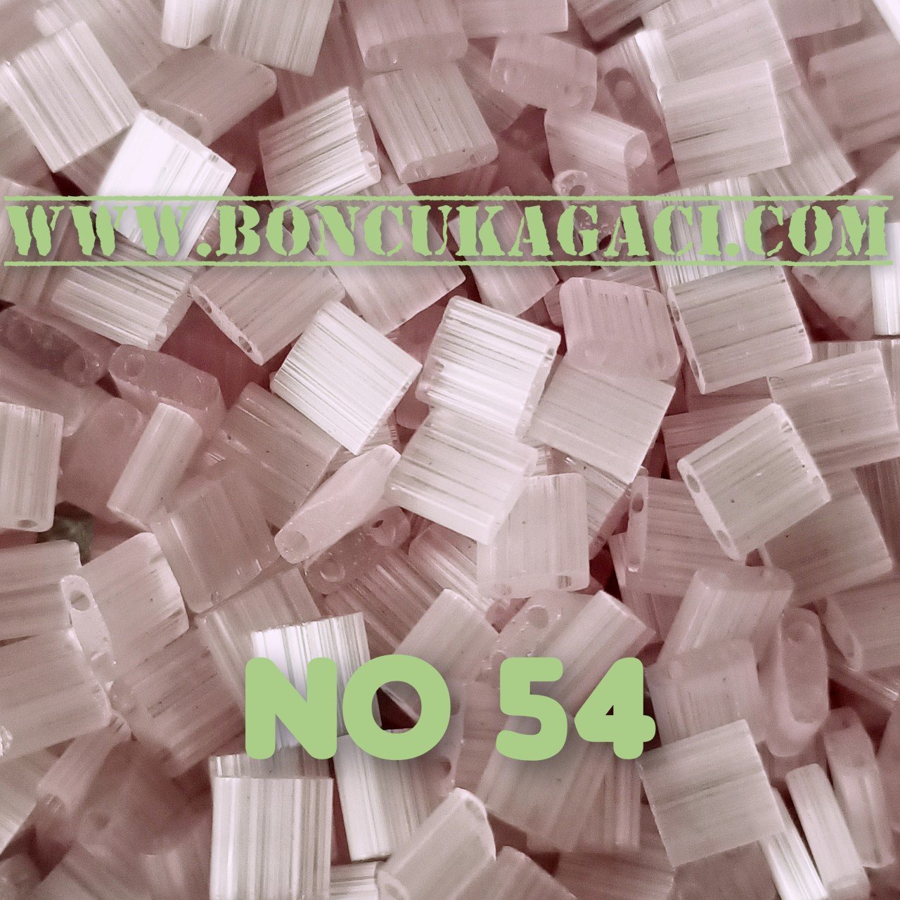 No: 54 Miyuki Boncuk , MİYUKİ TİLA  BONCUK TL2551 Yarı Şeffaf Parlak Lila 5 gr