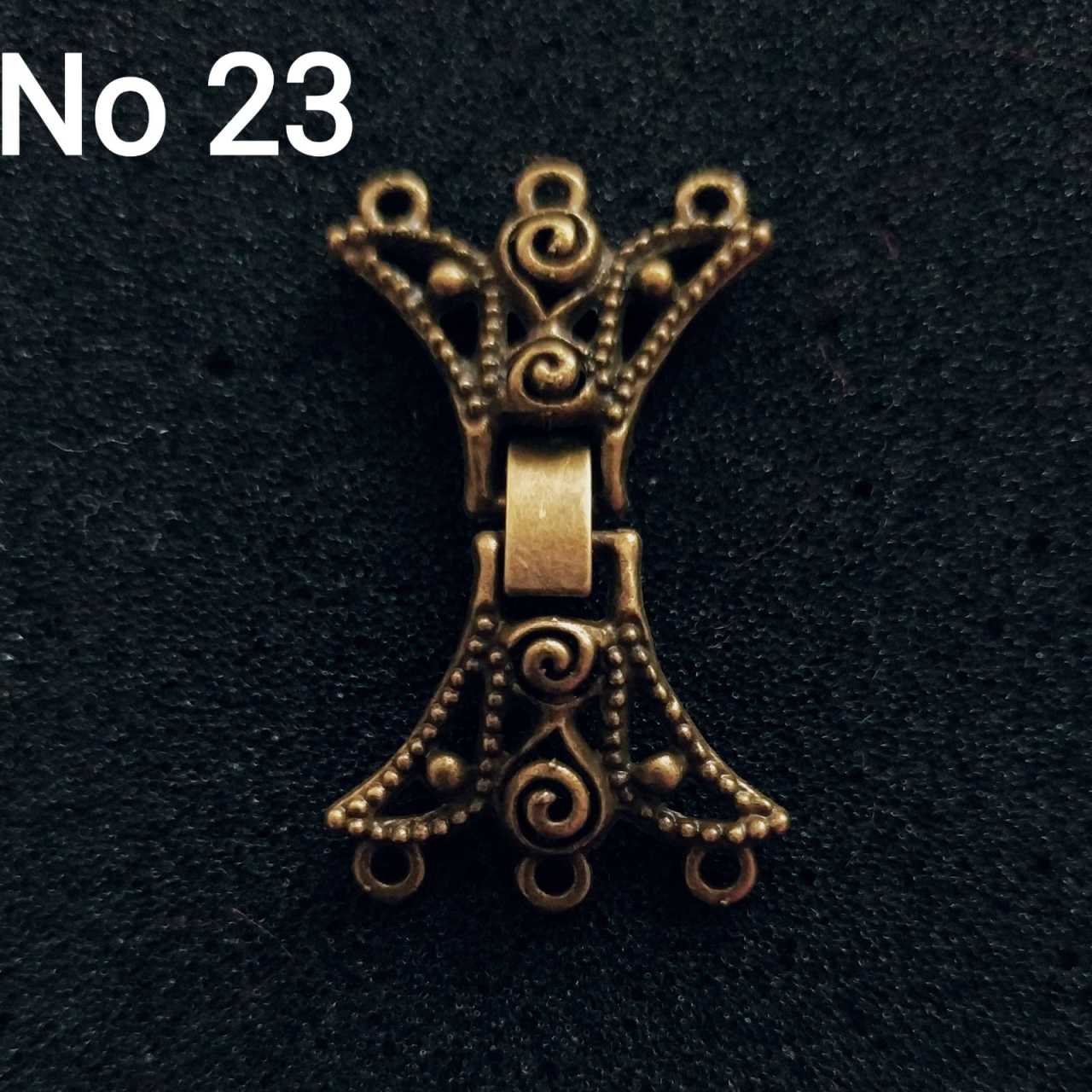 No : 23 Kelebek Kapama antik renk 25 mm