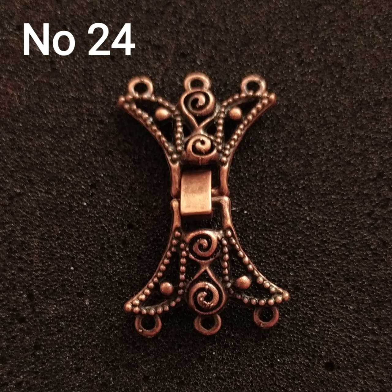 No : 24 Kelebek Kapama bakır renk 25 mm