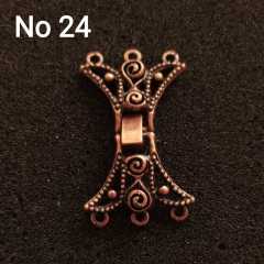 No : 24 Kelebek Kapama bakır renk 25 mm