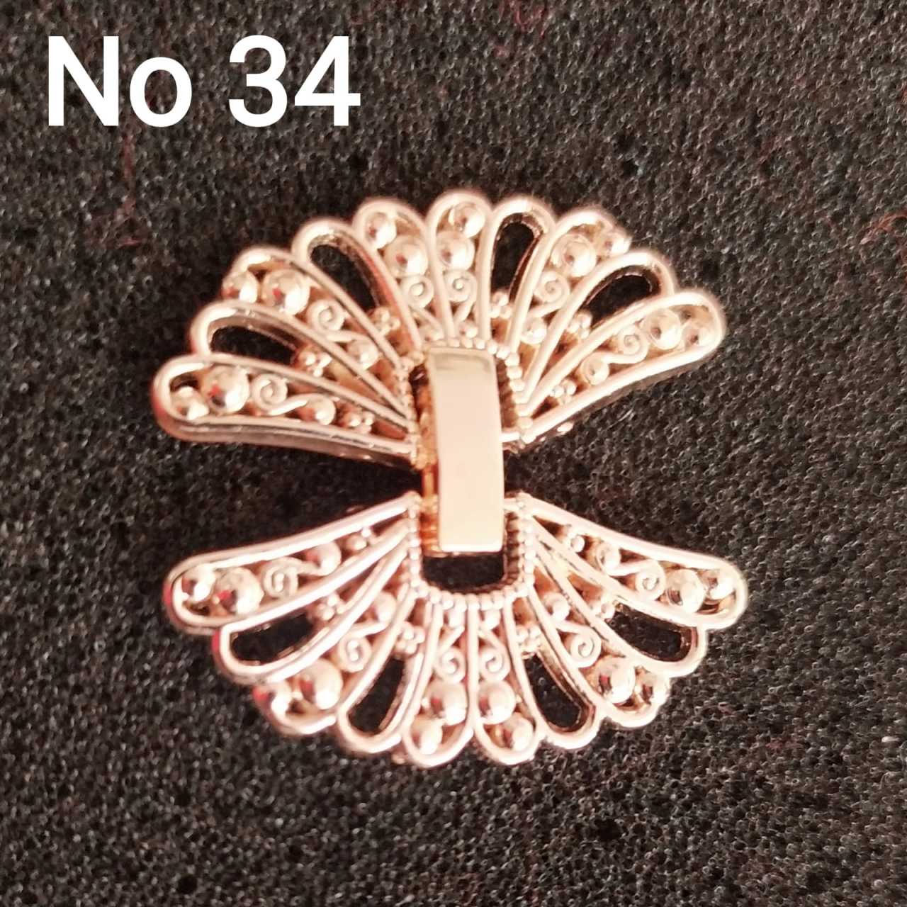 No : 34 Kelebek Kapama rose kaplama 30 mm