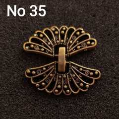 No : 35 Kelebek Kapama antik renk 30 mm