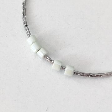 ÇLZ-56 A Kalite Gümüş Renk 316L Cerrahi Çelik İnce Kobra ( Kıl ) Zincir 0.6 mm