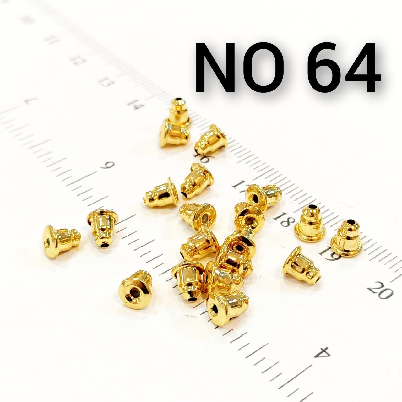 No : 64 24 Ayar Altın Kaplama Küpe Arkası