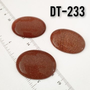 Dt-233 Oval Kabaşon Yıldız Taşı 40*30 mm